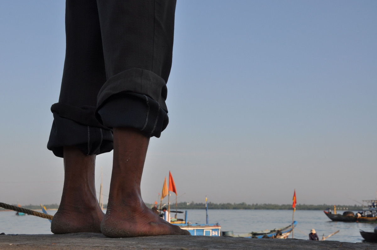 En liten fiskerlandsby tidlig morgen - Hoi An  |    Foto:  Wenche Tvenge - lamme.no 