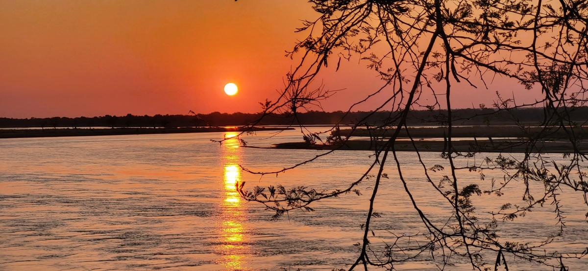 Sunset Zambezi   |    Foto:  Wenche Tvenge - La'mme 