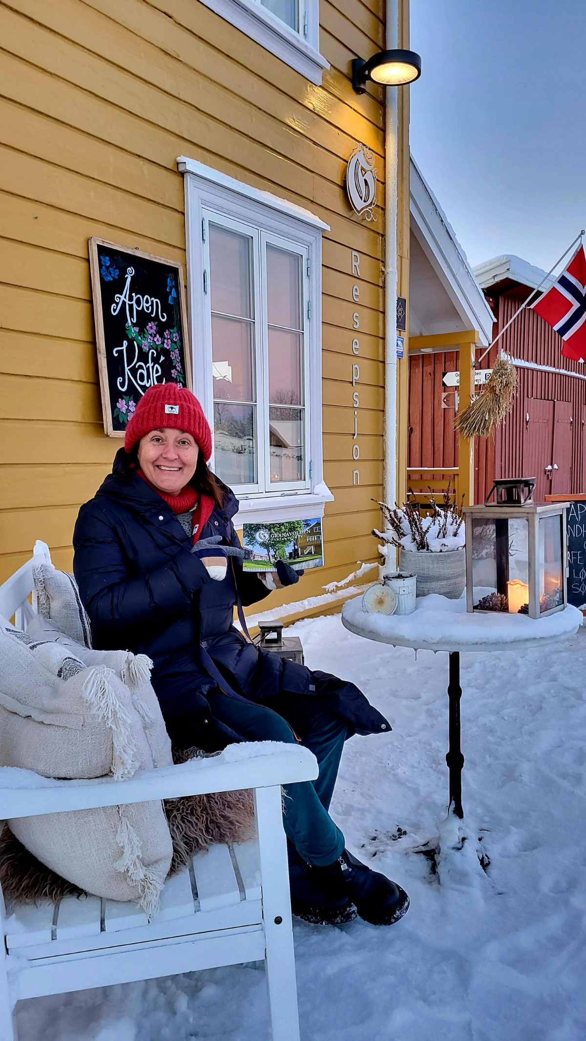 Sonja, reiseleder og turprodusent fra Kroatia vet å sette pris på kvalitet. Derfor gikk turen til Granavolden når hun var på besøk.