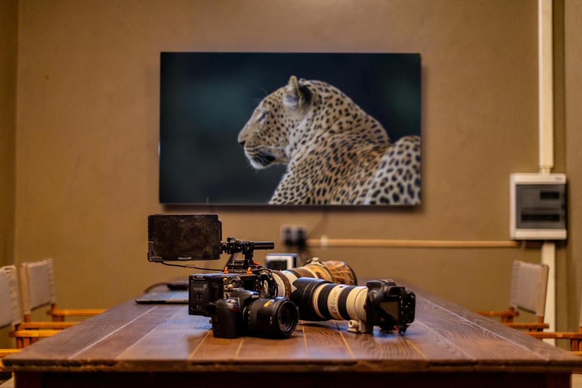 Eget fotostudio og vel tilrettelagt for fotografer  |    Foto:  Chikunto Safaris Lodge 