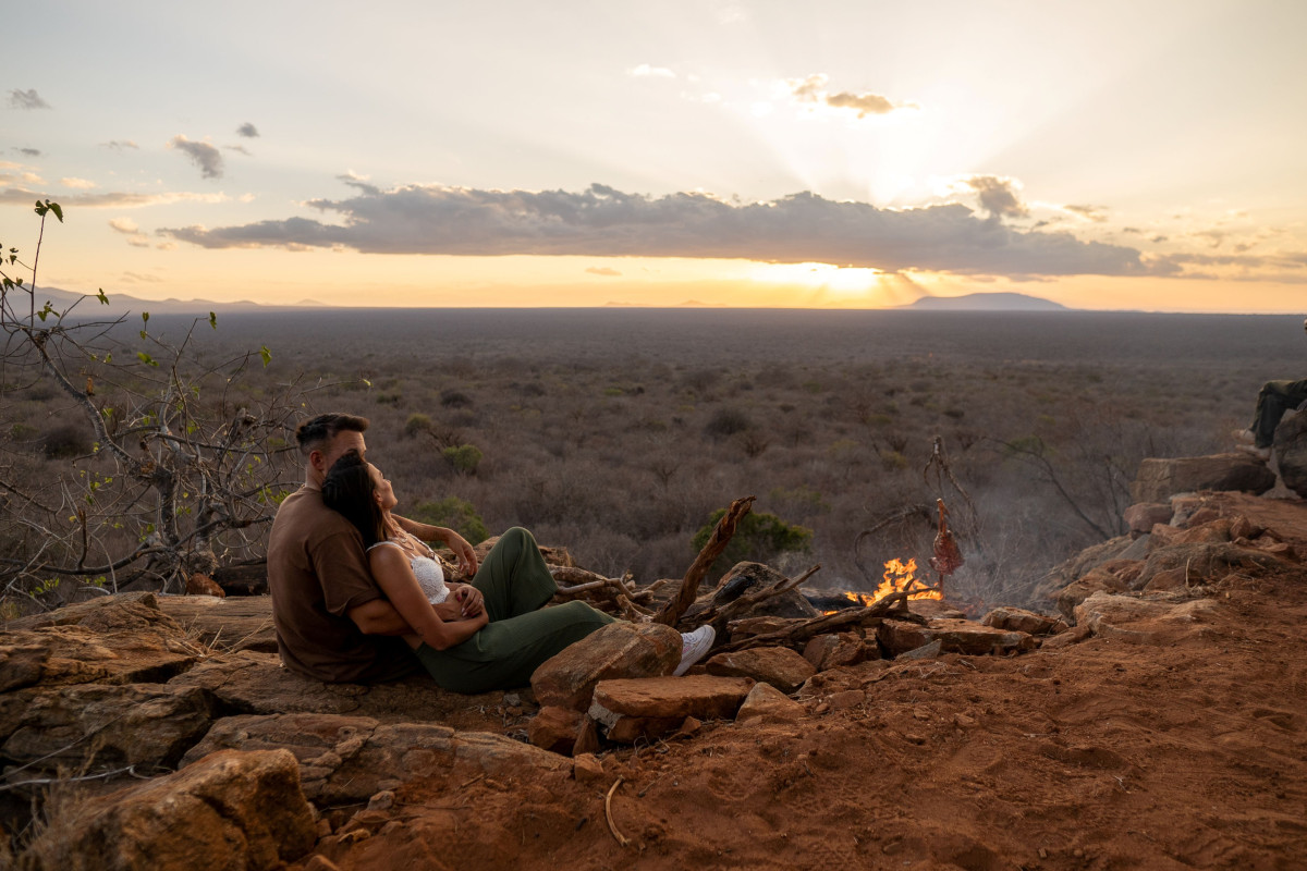 Solnedgang Kipalo Hills  |    Foto:  Secluded Africa 