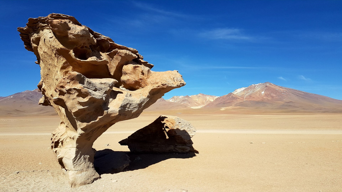 Nasjonalparken Eduardo Avaroa i Bolivia er naturens egen skulpturpark