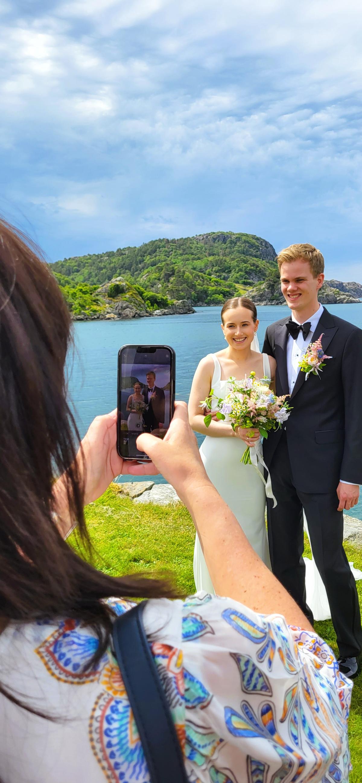 Sommerbryllup på Hidra