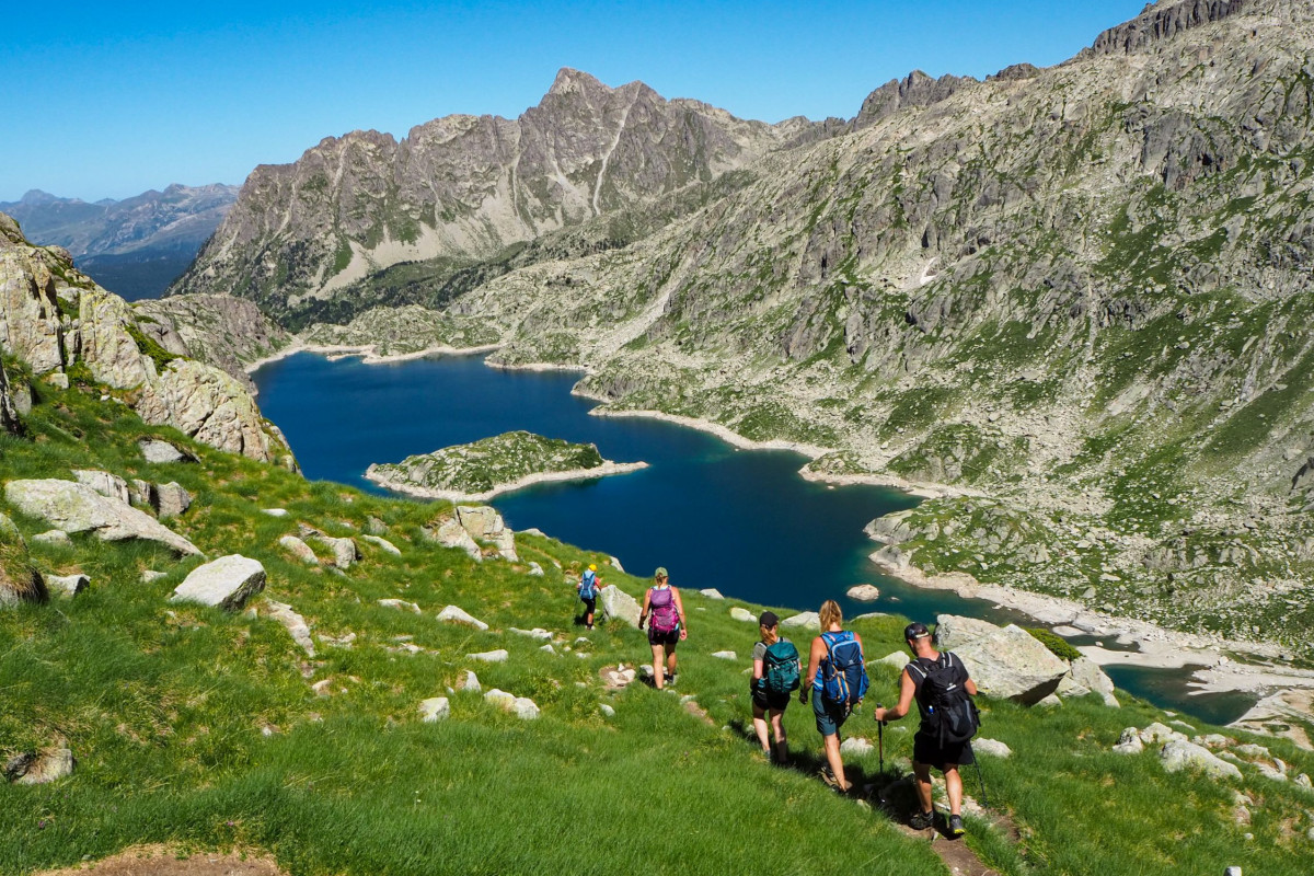 Aktiv miniuke i Pyreneene