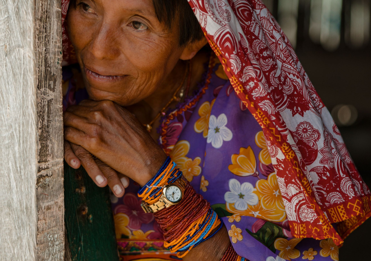 Guna Yala and an indigenous Guna woman