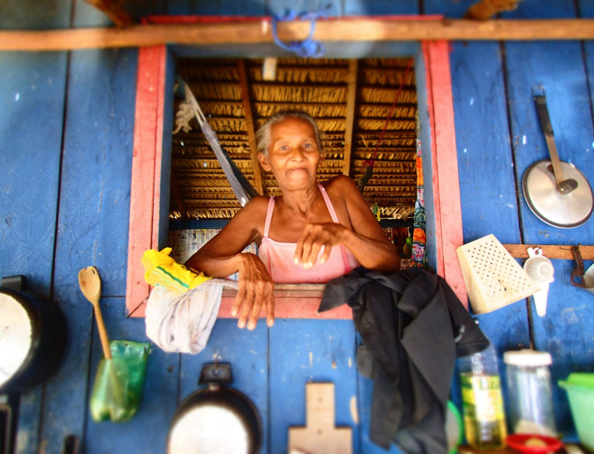 Kioskdame i Amazonas - Brasil