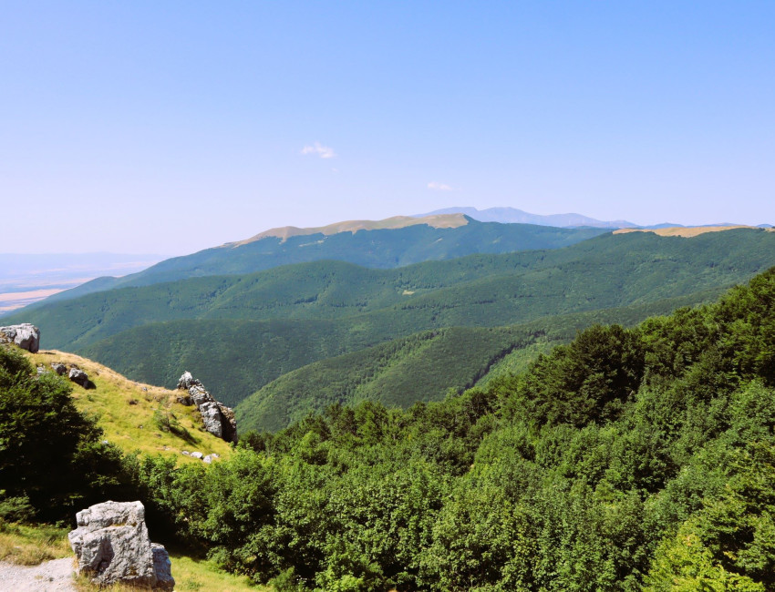 Utsikt i Balkanfjellene - Bulgaria