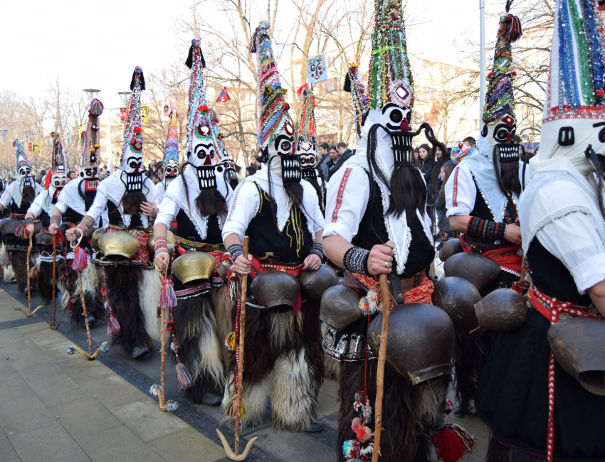 Surva-festivalen i Pernik, like utenfor Sofia - Bulgaria