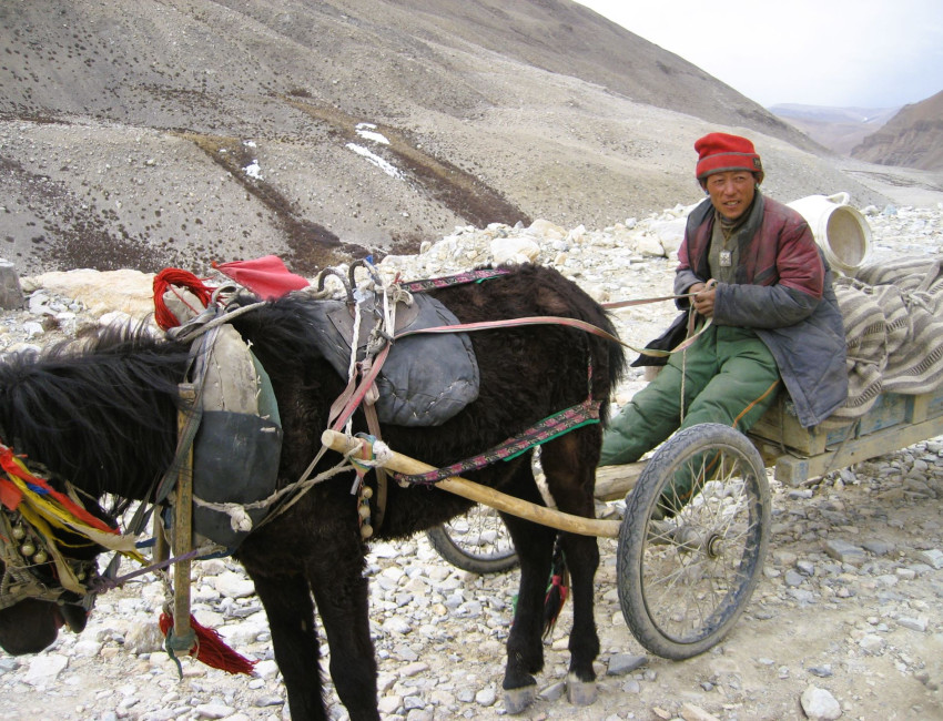 Lokal skyss - Tibet