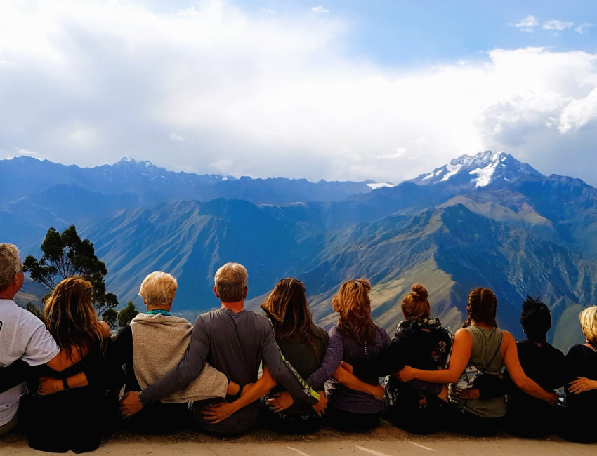 Vennegjengen på tur i Sacred Valley - Peru