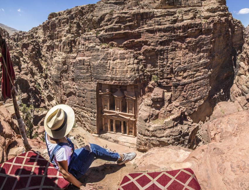 Med utsikt over Petra - Jordan