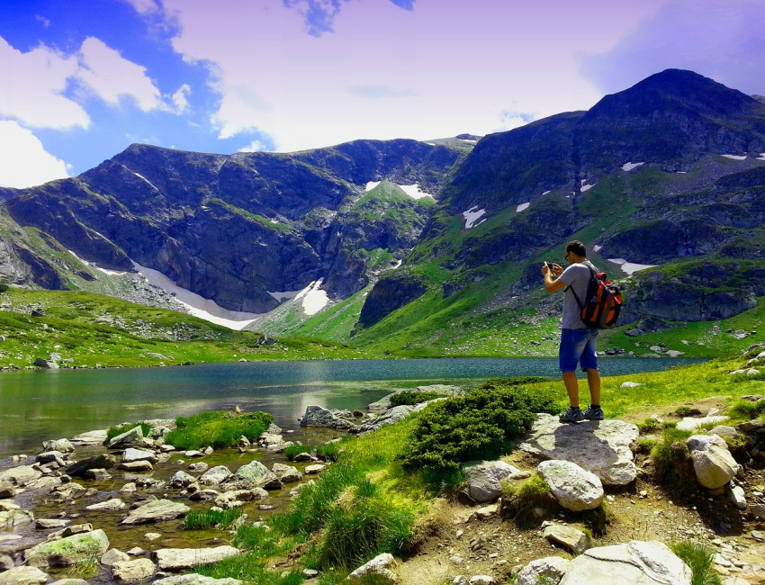 Rila-fjellene et populært område for vandreturer - Bulgaria