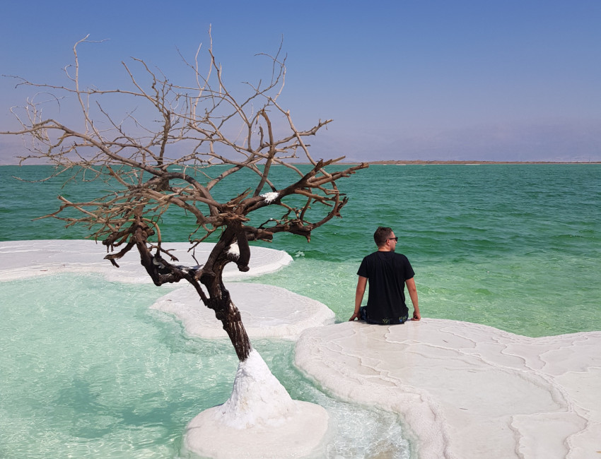 Salt hav så langt du ser - Dødehavet - Jordan