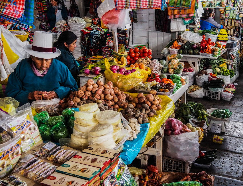 Marked i Cusco - Peru