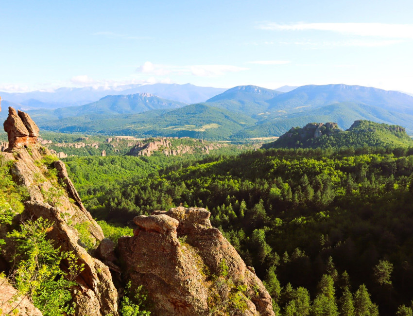 Utsikten er upåklagelig fra Belogradchik-klippene - Bulgaria