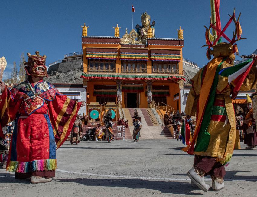 Festival Diskit-klosteret i Nubradalen