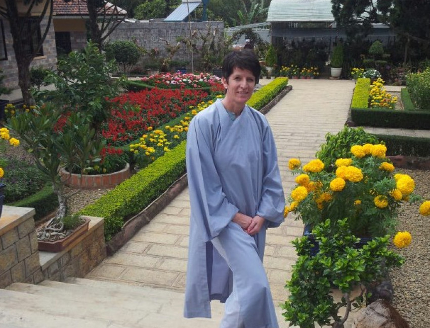 Nonne for en dag i Truc Lam-klosteret utenfor Dalat