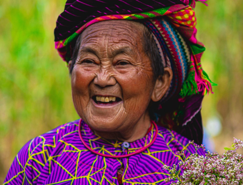 Lokal dame i Ha Giang