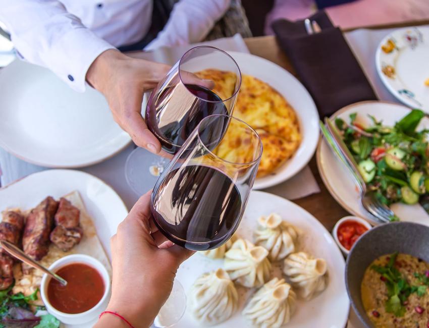 Nydelig georgiansk mat venter i Svaneti