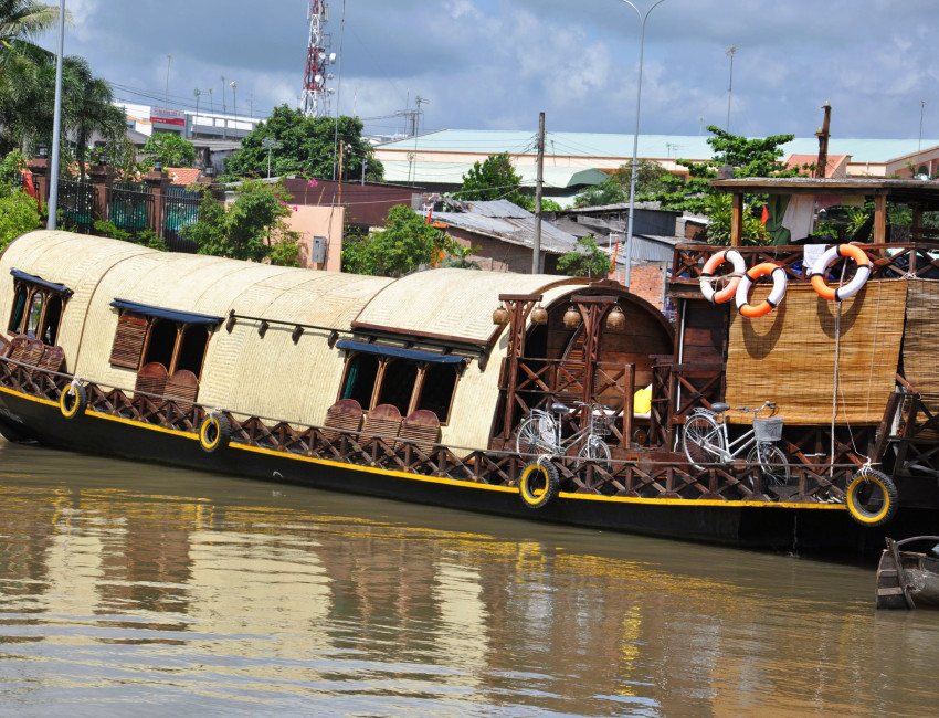Privat cruise om bord på en sampan